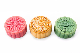 Chinese mooncake Kinesiska Manen Tarta