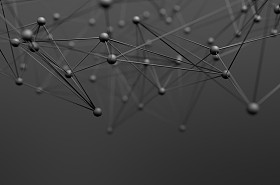 抽象的 3d 渲染的结构与领域