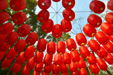 中国的灯笼挂图片