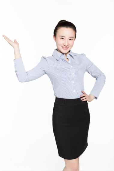 业务女人手势展示