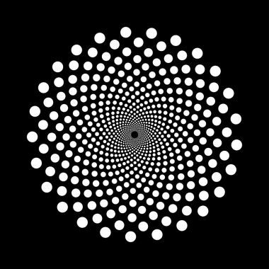 抽象的虛線的設計元素