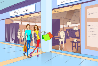 情侶購物商城中心圖片