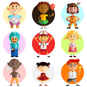 快乐的孩子们一天图图片