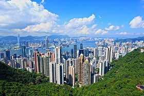 香港视图从高峰