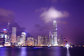 香港美丽夜景图片