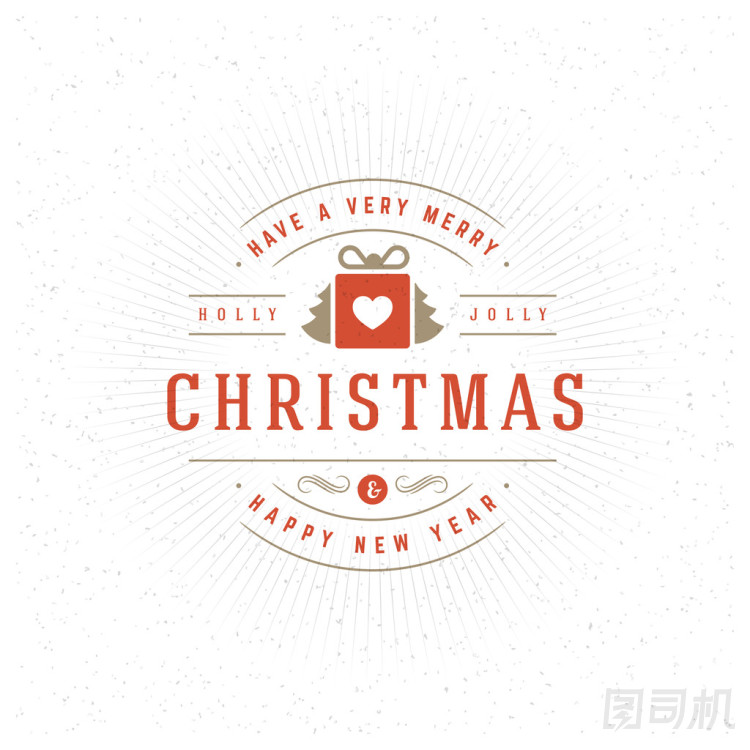 快樂圣誕賀卡矢量背景.圖片