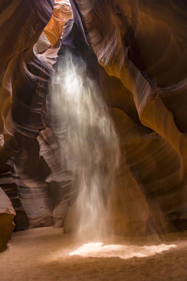 在羚羊峽谷的著名景觀圖片