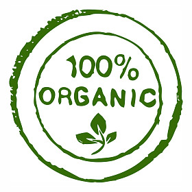 100%的有机邮票