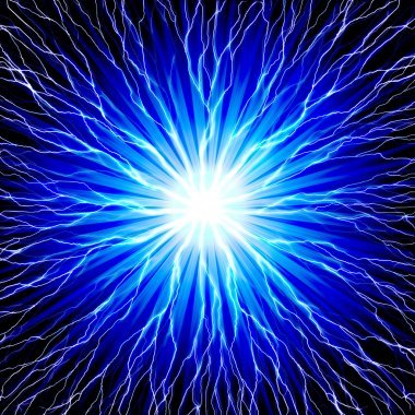 抽象的閃電