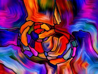 虚拟化的颜色图片