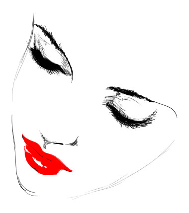 美麗的女孩的臉照片