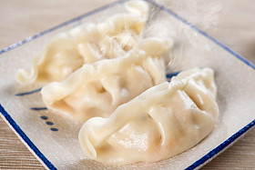 最受欢迎的中国菜饺子照片