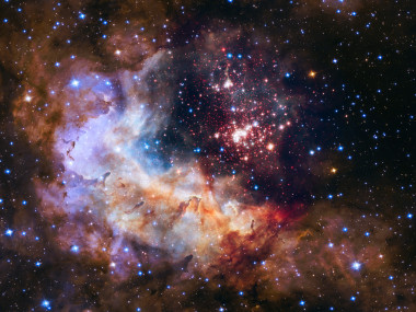 船底星座中的超級星團(Westerlund 2)