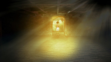 被遺棄的兒童，在陽光