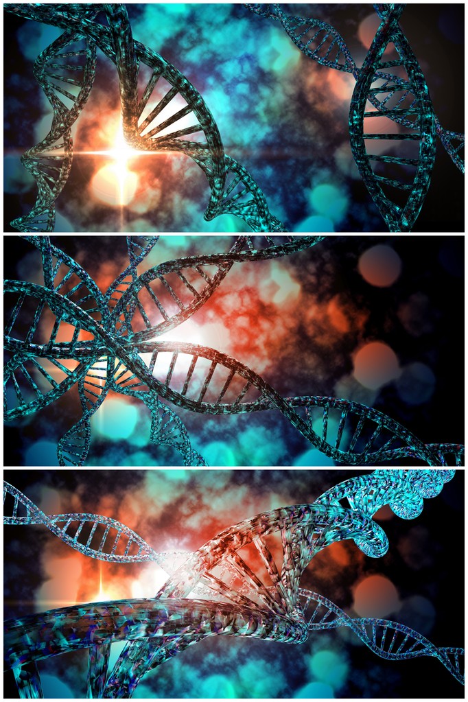 Dna 链拼贴图片