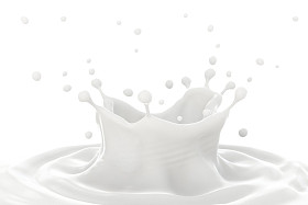 牛奶溅图片