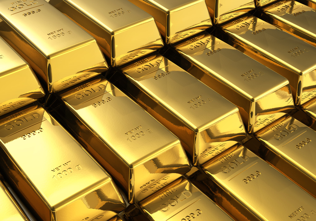 成堆的金条 成堆的金条
