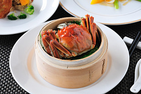 蟹宴。螃蟹美食.图片