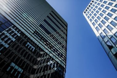 金融的現(xiàn)代化辦公大樓照片