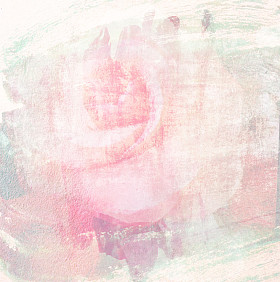 花美丽玫瑰，油漆插画背景图片