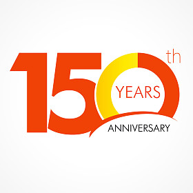 150 年周年纪念标志图片