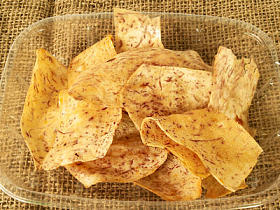 炸好的芋头，芋头切片照片