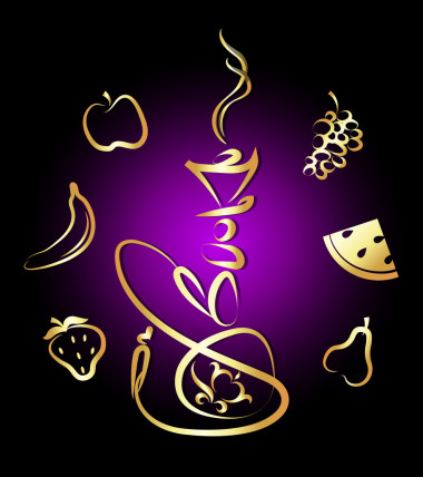 不同口味的水烟图片