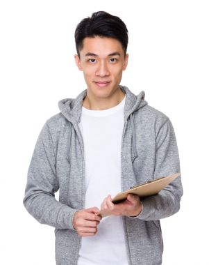 年轻的亚洲人,灰色毛衣 年轻的亚洲人,灰色毛衣