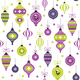 圣诞玩具，无缝模式