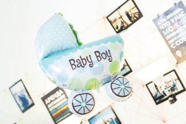 空氣氣球推車(chē)嬰兒車(chē)