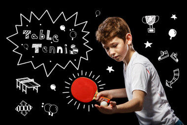 乒乓球的游戏图片