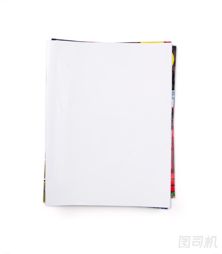 堆棧的空白雜志