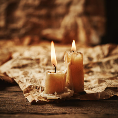 復(fù)古音樂(lè)床單用蠟燭圖片