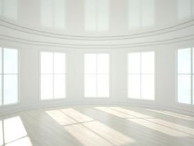 空的现代室内三维图图片