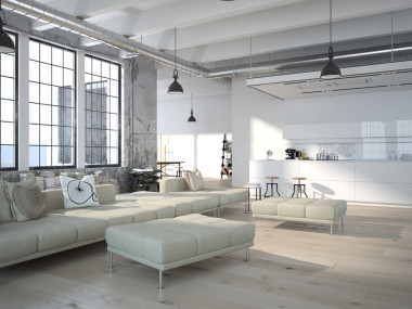 與廚房.3d 呈現(xiàn)現(xiàn)代閣