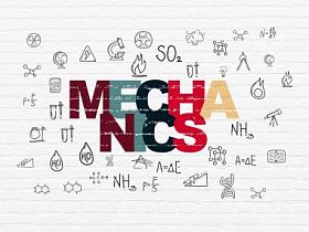 科学概念︰ 力学上的背景墙上