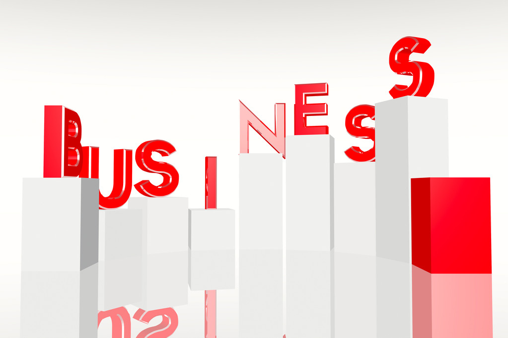 业务概念跌宕起伏半圈 3d 渲染 业务概念跌宕起伏半圈 3d 渲染