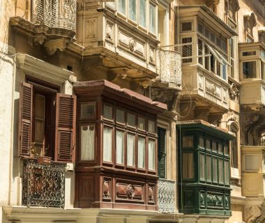 在瓦萊塔歷史中心街圖片