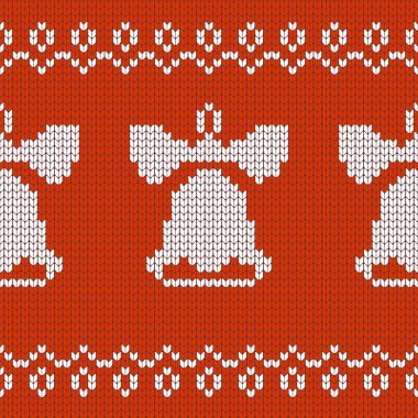 圣誕節(jié)設(shè)計(jì)澤西紋理鐘聲