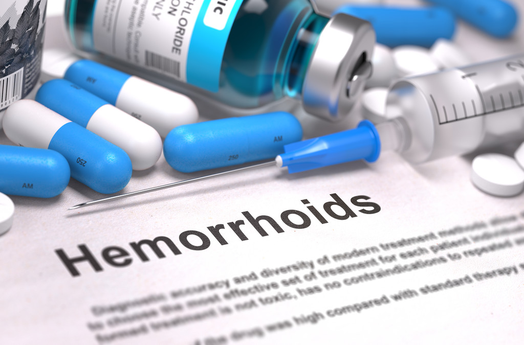 Diagnosis - Hemorrhoid Medical concept 3D rendering