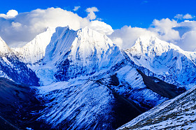 中国吉林长白山天池山的风景图片