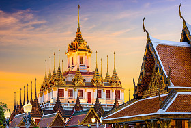 曼谷的 Wat Ratchanatdaram