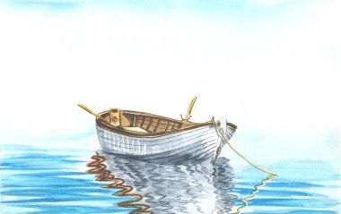 船海砂水彩照片 船海砂水彩照片