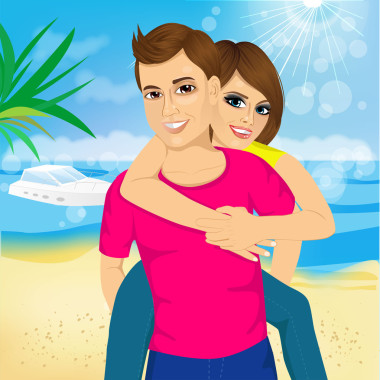 戀愛中的幸福夫妻