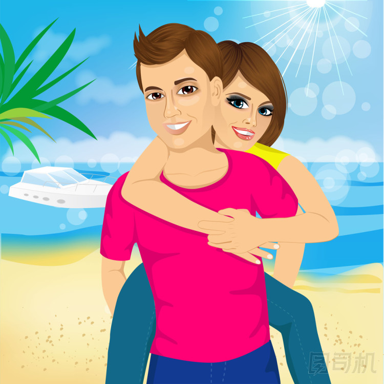 戀愛(ài)中的幸福夫妻