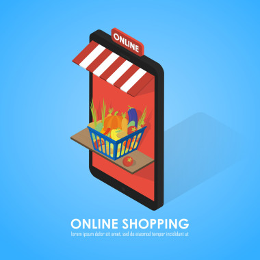 购买购物车装满了蔬菜.照片