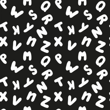 手绘制的字母图案图片