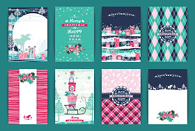 圣诞节和新年套.图片