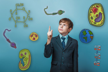 青春期的商人男孩皺著眉頭豎起大拇指展示圖標集