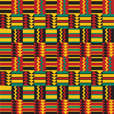 無縫非洲模式照片